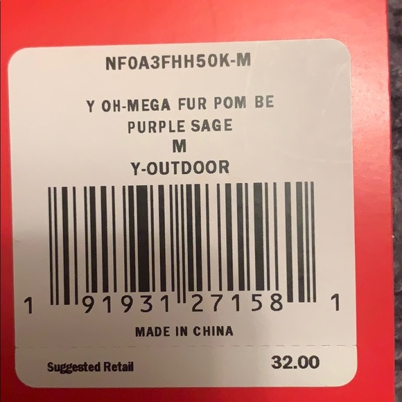 NWT YOUTH THE NORTH FACE POM BEANIE - Picture 2 of 2